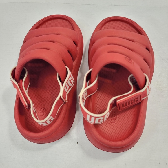 UGG SPORT YEAH KIDS SANDAL SHOES TODDLER SIZE 7 RED - Picture 7 of 12